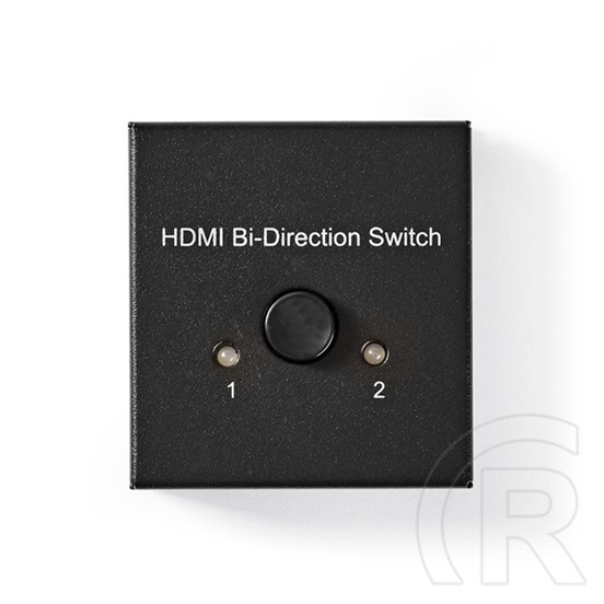Nedis VSWI3482AT HDMI kapcsoló (2x HDMI bemenet, 1x HDMI kimenet, 4K@60Hz, 6 Gbps, antracit)