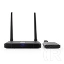 Nedis VTRA3460GY vezeték nélküli HDMI jeltovábbító (hatótáv 30 m, Full HD 1080p, késleltetés <200 ms, szobák közötti átv