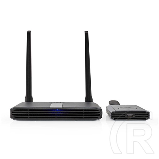 Nedis VTRA3460GY vezeték nélküli HDMI jeltovábbító (hatótáv 30 m, Full HD 1080p, késleltetés <200 ms, szobák közötti átv
