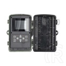Nedis WCAM180GN vadkamera (4K@10fps, 50 MP, 5 MP CMOS, IP65, 60°-os látószög, mozgásérzékelő, éjjellátó, akkumulátoros,