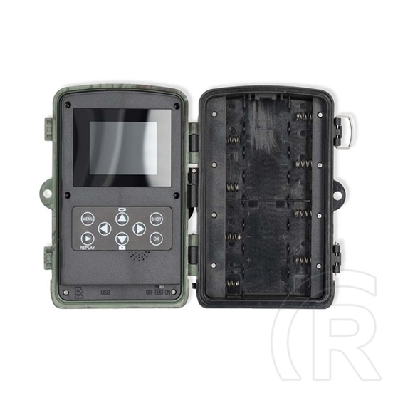 Nedis WCAM180GN vadkamera (4K@10fps, 50 MP, 5 MP CMOS, IP65, 60°-os látószög, mozgásérzékelő, éjjellátó, akkumulátoros,