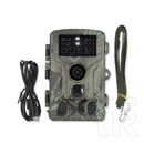 Nedis WCAM180GN vadkamera (4K@10fps, 50 MP, 5 MP CMOS, IP65, 60°-os látószög, mozgásérzékelő, éjjellátó, akkumulátoros,