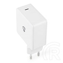 Nedis WCGPD100W100WT USB-C töltő (100W, GaN, PD3.0, 5 A, 5–20 V, fehér)