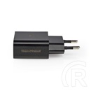 Nedis WCHAU242ABK USB töltő (1x USB-A, 5 V, 2,4 A, 12 W, gyorstöltés, fekete)