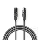 Nedis XLR (M) - XLR (F) hosszabbító kábel (1,5 m)