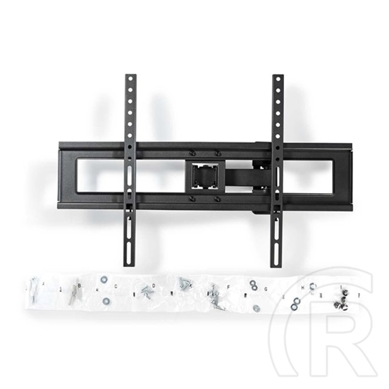 Nedis fali TV/monitor tartó konzol (37"-70", teljes mozgású, 35 kg, dönthető 20°, forgatható 170°, faltávolság 220 mm, k