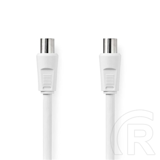 Nedis koaxiális kábel (IEC apa / IEC aljzat, 75 Ohm, 150 m, négyszeres árnyékolás 120 dB, ferritszűrő, nikkelezett érint