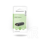 Nedis mini HDMI - HDMI adapter (mini HDMI dugó / HDMI aljzat, egyenes, aranyozott, fekete)