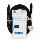 Nedis optikai audio kábel (TosLink dugó / TosLink dugó, 5 m, fekete)
