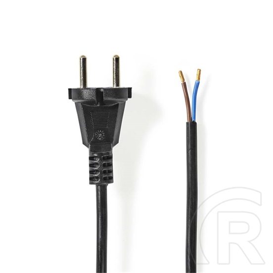 Nedis porszívó tápkábel (CEE 7/17, H05VV-F 2x0,75, 10 m, max. 2,5 A, 250 V, fekete)