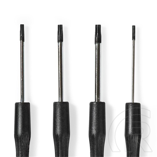 Nedis precíziós csavarhúzó készlet (15 db, lapos 1.0–3.5 mm, PH 2.0–3.5 mm, Torx TX6–TX15, hatlapfej 1.5–2.0 mm)