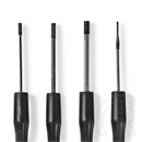 Nedis precíziós csavarhúzó készlet (15 db, lapos 1.0–3.5 mm, PH 2.0–3.5 mm, Torx TX6–TX15, hatlapfej 1.5–2.0 mm)