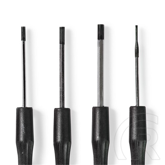 Nedis precíziós csavarhúzó készlet (15 db, lapos 1.0–3.5 mm, PH 2.0–3.5 mm, Torx TX6–TX15, hatlapfej 1.5–2.0 mm)