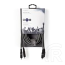 Nedis sztereó audio kábel (2x RCA dugó / 2x RCA dugó, 5 m, nikkelezett, rugalmas)