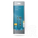 Nedis sztereó audió kábel 3,5 mm jack - 2x RCA (aranyozott, 5 m, antracit)