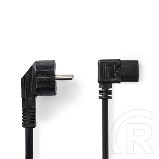 Nedis tápkábel IEC-320-C13 (3 x 0,75 mm, pipa csatlakozó, 2 m)