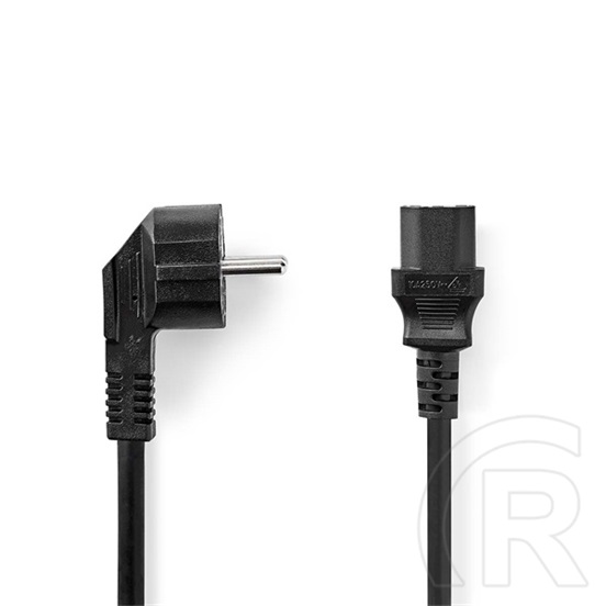 Nedis tápkábel (IEC-320-C13, 3 x 1,5 mm2, 2 m, fekete)
