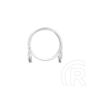 Nikomax S/FTP Cat6a LSZH patch kábel 15 m (fehér)