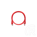 Nikomax S/FTP Cat6a LSZH patch kábel 2 m (piros)