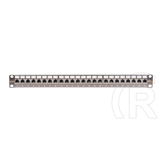 Nikomax STP CAT6A patch panel szerszámmal szerelhető 1U