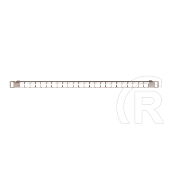 Nikomax UTP CAT5e patch panel Snap-in betétes 0,5U