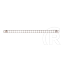 Nikomax UTP CAT5e patch panel Snap-in betétes 0,5U