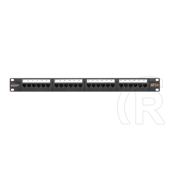 Nikomax UTP CAT5e patch panel szerszámmal szerelhető 1U