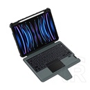 Nillkin Apple Ipad Pro 11 (2022) billentyűzetes defender tok (qwerty, angol nyelvű, ceruza tartó, méhsejt) fekete