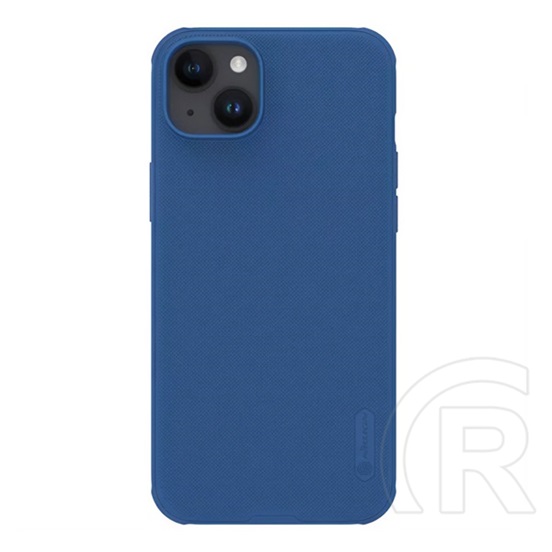 Nillkin Apple iPhone 15 Plus super frosted pro telefonvédő (közepesen ütésálló, gumírozott, érdes felület) sötétkék