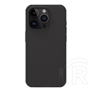 Nillkin Apple iPhone 15 Pro Max super frosted pro telefonvédő (közepesen ütésálló, gumírozott, érdes felület) fekete