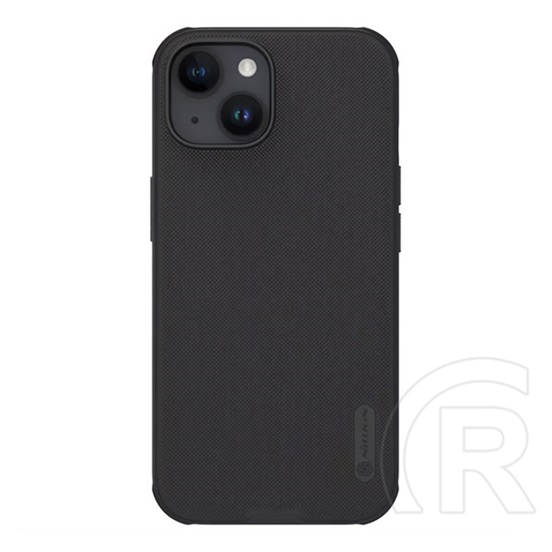 Nillkin Apple iPhone 15 super frosted pro műanyag telefonvédő (közepesen ütésálló, gumírozott, érdes felület) fekete