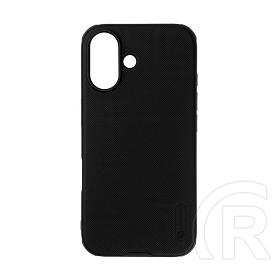 Nillkin Apple iPhone 16 Nillkin super frosted pro műanyag telefonvédő (ütésállóság, gumírozott, érdes felület) fekete