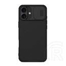 Nillkin Apple iPhone 16 Plus camshield pro magnetic műanyag védő (ütésállóság, kameravédő, mágneses, csíkos) fekete