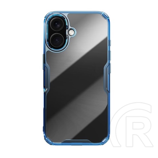 Nillkin Apple iPhone 16 Plus nature pro szilikon telefonvédő (ütésállóság, légpárnás sarok) sötétkék