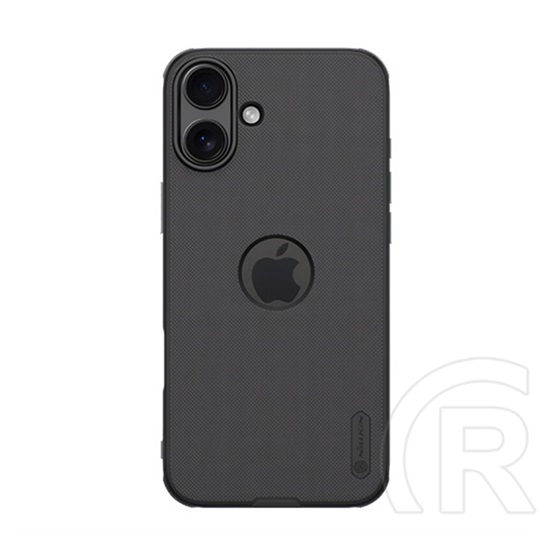 Nillkin Apple iPhone 16 Plus super frosted pro műanyag védő (ütésálló, gumírozott, érdes felület, logó kivágás) fekete