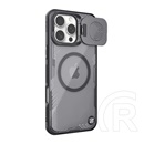 Nillkin Apple iPhone 16 Pro Max iceblade prop szilikon telefonvédő (ütésállóság, kameravédő, kitámasztó, magsafe) fekete