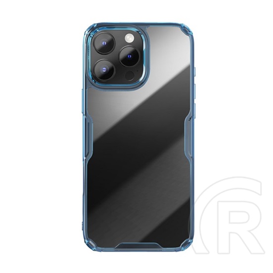 Nillkin Apple iPhone 16 Pro Max nature pro szilikon telefonvédő (ütésállóság, légpárnás sarok) sötétkék