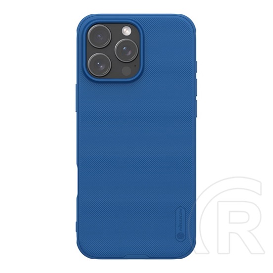 Nillkin Apple iPhone 16 Pro Max super frosted pro műanyag telefonvédő (ütésállóság, gumírozott, érdes felület) sötétkék