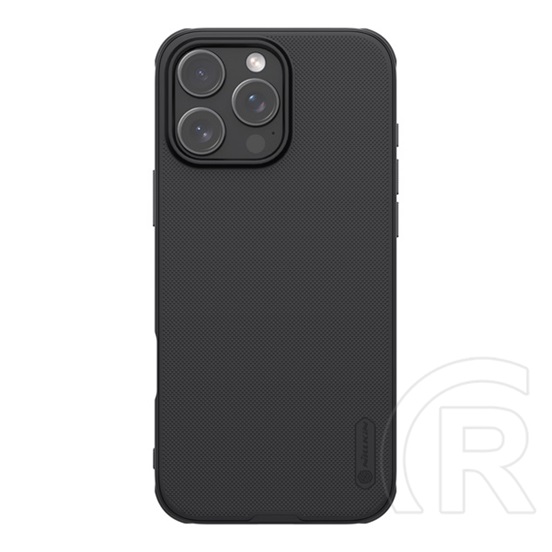 Nillkin Apple iPhone 16 Pro super frosted pro magnetic műanyag telefonvédő (mágneses, ütésállóság, gumírozott) fekete
