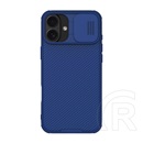 Nillkin Apple iPhone 16 camshield pro magnetic műanyag telefonvédő (ütésállóság, kameravédő, mágneses, csíkos) sötétkék