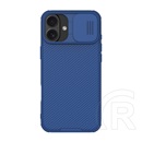 Nillkin Apple iPhone 16 camshield pro szilikon telefonvédő (ütésállóság, kameravédő, csíkos) sötétkék