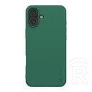 Nillkin Apple iPhone 16 super frosted pro műanyag telefonvédő (ütésállóság, gumírozott, érdes felület) sötétzöld