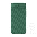 Nillkin Apple iPhone 16e camshield pro szilikon telefonvédő (ütésállóság, kameravédő, csíkos) sötétzöld