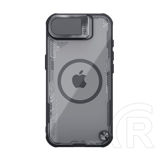 Nillkin Apple iPhone 16e iceblade prop szilikon telefonvédő (ütésállóság, kameravédő, kitámasztó, magsafe) fekete