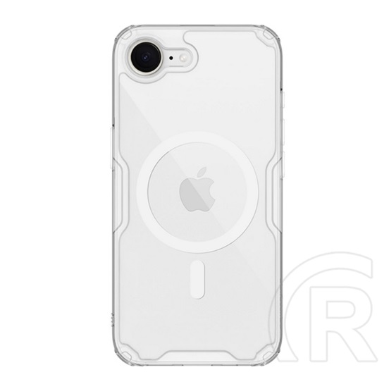 Nillkin Apple iPhone 16e nature pro magnetic műanyag telefonvédő (ütésállóság, légpárnás sarok, magsafe) átlátszó