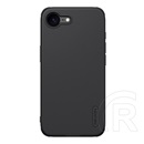 Nillkin Apple iPhone 16e super frosted pro műanyag telefonvédő (ütésállóság, gumírozott, érdes felület) fekete