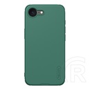 Nillkin Apple iPhone 16e super frosted pro műanyag telefonvédő (ütésállóság, gumírozott, érdes felület) sötétzöld