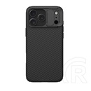 Nillkin Apple iPhone 17 Pro Max camshield pro szilikon telefonvédő (ütésállóság, kameravédő, csíkos) fekete