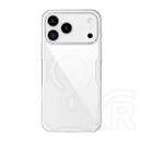 Nillkin Apple iPhone 17 Pro Max nature pro magnetic műanyag telefonvédő (ütésállóság, légpárnás sarok, magsafe) átlátszó