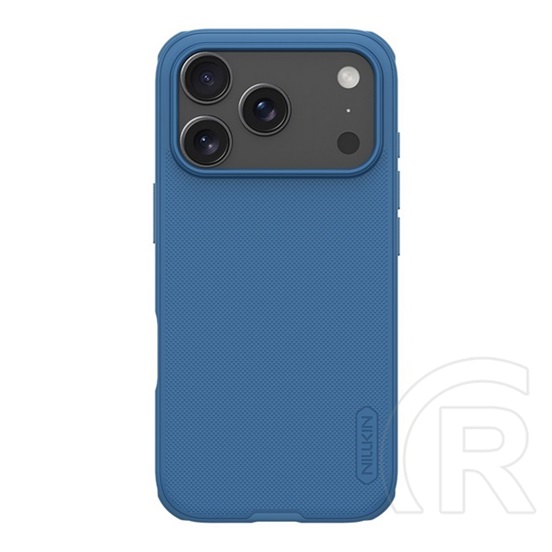 Nillkin Apple iPhone 17 Pro Max super frosted pro műanyag telefonvédő (ütésállóság, gumírozott, érdes felület) sötétkék